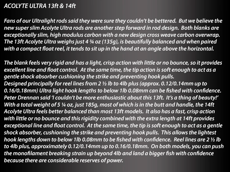 Drennan Acolyte Ultra 13ft Float 2 Drennan Acolyte Ultra 13ft Float - Image 2