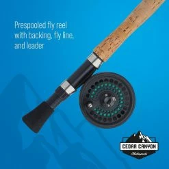 Shakespeare Cedar Canyon Premier Fly Combo 9ft WF-7 -Cheap Rods Store dlysxefo638006466382772658